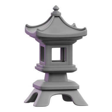 Genellikle tapınaklarda ve bahçelerde görülen barışçıl ve Zen estetiğini yansıtan bir Japon taş feneri.