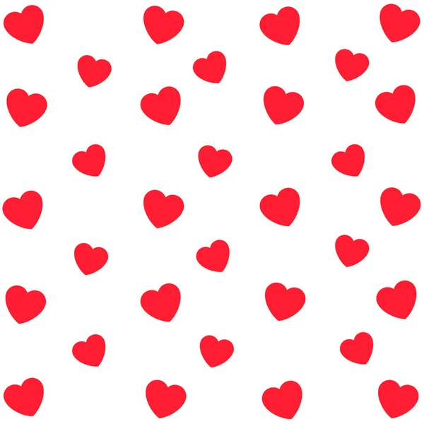 Hearts Seamless Pattern Repeating Love Background Repeated Scattered Hearts Design — Stock fotografie