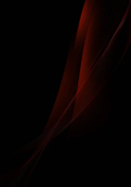 Абстрактні Фонові Хвилі Червоно Чорний Абстрактний Фон Шпалер Візитка — стокове фото