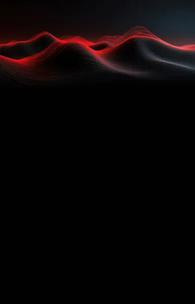 Абстрактные Фоновые Волны Черный Красный Абстрактный Фон Обоев Визитной Карточки Лицензионные Стоковые Изображения