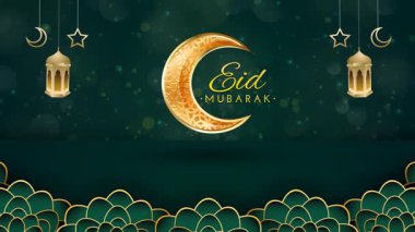 Fenerli Mübarek hareketli video şablonu ve soyut arkaplan tasarımı