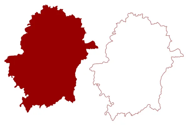 West Devon Non Metropolitan District Borough Spojené Království Velké Británie — Stockový vektor