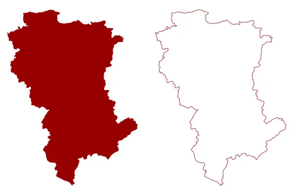 Wealden District Non Métropolitain Royaume Uni Grande Bretagne Irlande Nord — Image vectorielle