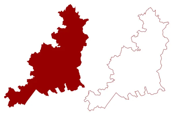 Cotswold District Non Métropolitain Royaume Uni Grande Bretagne Irlande Nord — Image vectorielle