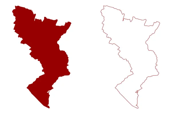 Eastleigh Metropolitan Olmayan Bölge Borough Ngiltere Birleşik Krallığı Kuzey Rlanda — Stok Vektör