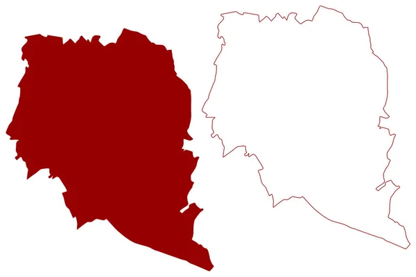 Stevenage District Non Métropolitain Town Borough Royaume Uni Grande Bretagne — Image vectorielle