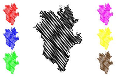 Nagashima Adası (Japonya, Doğu Asya, Japon takımadaları) harita vektör çizimi, çizim Nagashima haritası