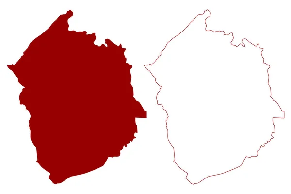 Hyndburn District Non Métropolitain Borough Royaume Uni Grande Bretagne Irlande — Image vectorielle