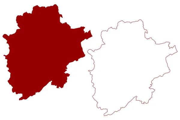 Ribble Valley Non Metropolitan District Borough Велика Британія Північна Ірландія — стоковий вектор