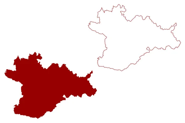 South Norfolk District Non Métropolitain Royaume Uni Grande Bretagne Irlande — Image vectorielle