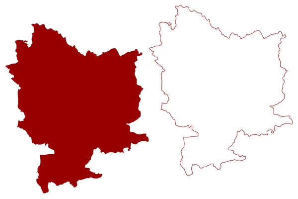Selby Non Metropolitan District Spojené Království Velké Británie Severního Irska — Stockový vektor