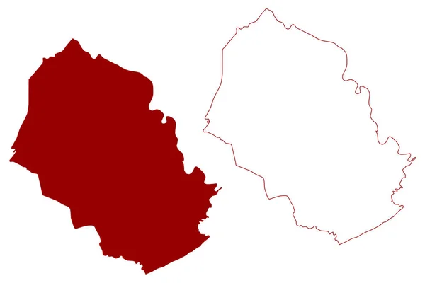 Runnymede Metropolitan Olmayan Bölge Borough Ngiltere Birleşik Krallığı Kuzey Rlanda — Stok Vektör