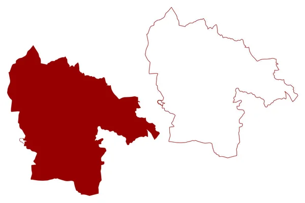 Metropolitan Borough Helens Сполучене Королівство Великої Британії Північної Ірландії Метрополітен — стоковий вектор