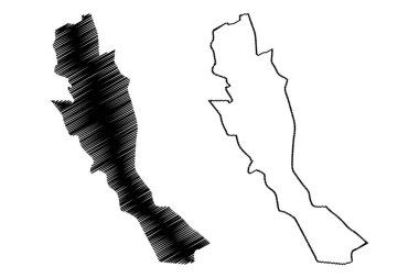 San Felipe Belediyesi (Özgür ve Egemen Baja Eyaleti Kaliforniya, Meksika, Meksika) harita vektör çizimi, çizim San Felipe haritası