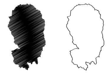 Maguarichi Belediyesi (Özgür ve Egemen Chihuahua Eyaleti, Meksika, Meksika) harita vektör çizimi, kroki çizimi Maguarichi haritası