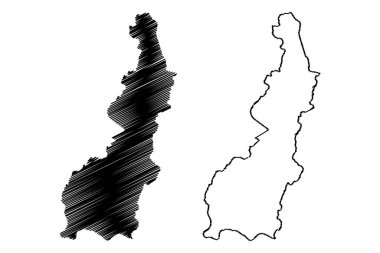 Barra do Rocha Belediyesi (Bahia Eyaleti, Brezilya Belediyeleri, Brezilya Federatif Cumhuriyeti) harita vektör çizimi, karalama taslağı Barra do Rocha haritası