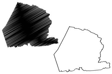 Barro Belediyesi (Ceara State, Barro Belediyesi, Brezilya Federatif Cumhuriyeti) harita vektör çizimi, çizim çizimi Barro haritası