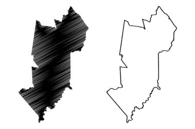 Cascavel Belediyesi (Ceara State, Belediyeleri, Brezilya Federatif Cumhuriyeti) harita vektör çizimi, Cascavel haritası çizimi