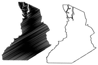 Chaval Belediyesi (Ceara State, Belediyeleri, Brezilya Federatif Cumhuriyeti) harita vektör çizimi, Chaval haritası çizimi