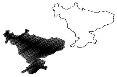 Santa Luzia belediyesi (Bahia eyaleti, Brezilya Federatif Cumhuriyeti) harita vektör çizimi, Santa Luzia haritası
