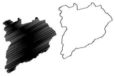Sao Jose da Vitoria Belediyesi (Bahia Eyaleti, Brezilya Belediyeleri, Brezilya Federatif Cumhuriyeti) harita çizimi, çizim haritası