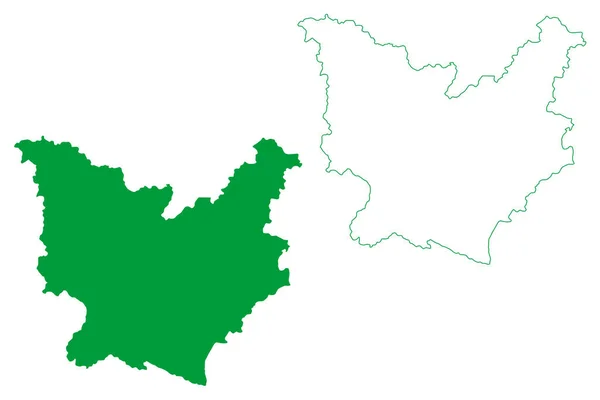 Alfredo Chaves Municipality Espirito Santo State Municipalities Brazil Federative Republic — Image vectorielle