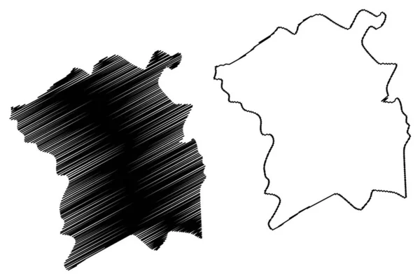 Cambridge District Non Métropolitain Royaume Uni Grande Bretagne Irlande Nord — Image vectorielle