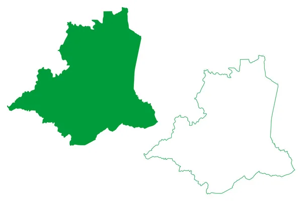 Santa Leopoldina Municipality Espirito Santo State Municipalities Brazil Federative Republic — Διανυσματικό Αρχείο