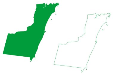 Vila Velha Belediyesi (Espirito Santo Eyaleti, Brezilya Belediyeleri, Brezilya Federatif Cumhuriyeti) harita vektör çizimi, Vila Velha haritası