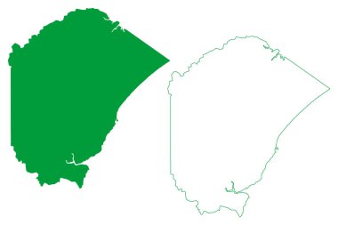 Aracruz Belediyesi (Espirito Santo Eyaleti, Brezilya Belediyeleri, Brezilya Federatif Cumhuriyeti) harita vektör çizimi, çizim Aracruz haritası