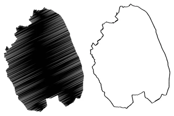District Non Métropolitain East Lindsey Royaume Uni Grande Bretagne Irlande — Image vectorielle