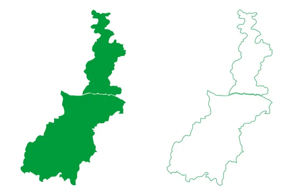 Baixo Guandu Municipality Espirito Santo State Municipalities Brazil Federative Republic — стоковий вектор