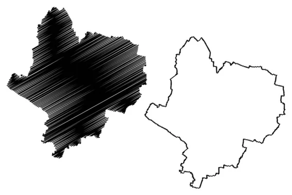 Leicester City Unitary Authority Area Förenade Konungariket Storbritannien Och Nordirland — Stock vektor