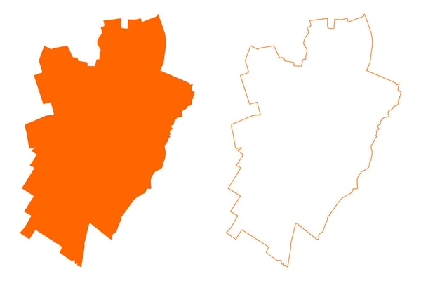 Assen Città Comune Regno Dei Paesi Bassi Olanda Provincia Drenthe — Vettoriale Stock