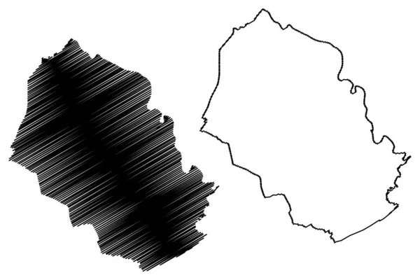 Runnymede District Non Métropolitain Borough Royaume Uni Grande Bretagne Irlande — Image vectorielle