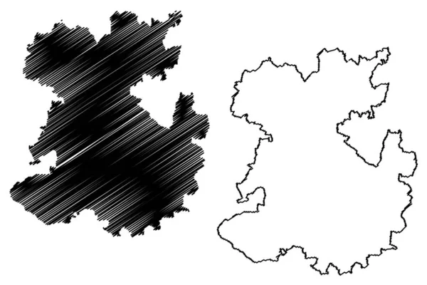 District Shropshire Autorité Unitaire Royaume Uni Grande Bretagne Irlande Nord — Image vectorielle