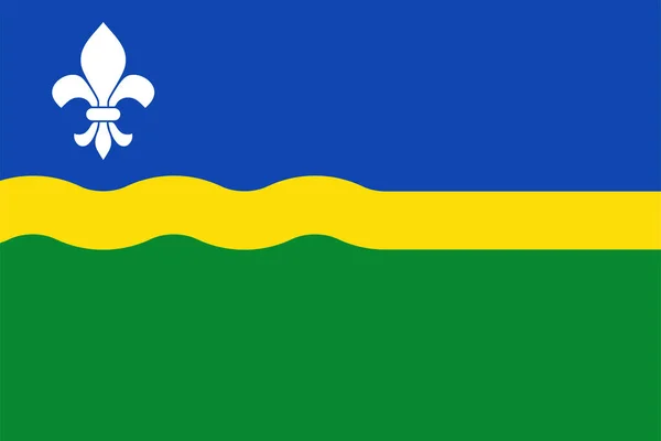 フレヴォランド州旗 オランダ王国 オランダ王国 — ストックベクタ