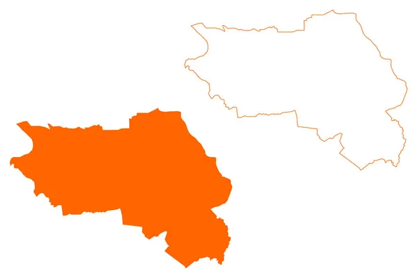 Gemeente Lochem Koninkrijk Der Nederlanden Nederland Gelderland Gelderland Map Vector — Stockvector