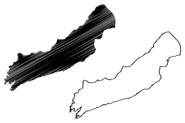 Озеро Еясі Африка Єднана Республіка Танзанія Відображення Векторів Мапи Ескіз — стоковий вектор