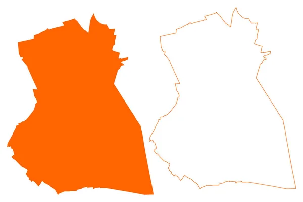 Муніципалітет Маашорст Королівство Нідерландів Голландія Північний Брабант Або Провінція Норд — стоковий вектор