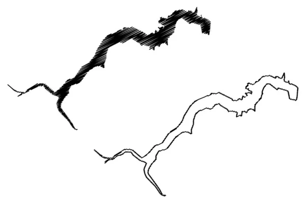 ทะเลสาบอ สตาน สาธารณร ฐอาหร แผนท ภาพเวกเตอร ยนแผนท อนอ สตาน — ภาพเวกเตอร์สต็อก