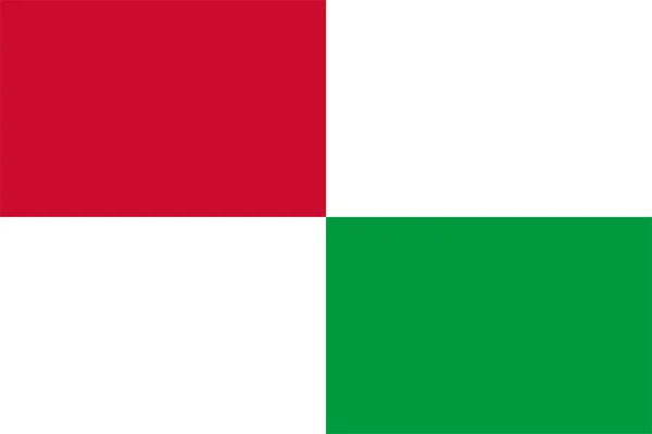 Флаг Муниципалитета Остерленд Фрисландия Фризия Фрислан Королевство Нидерланды Голландия Opsterin — стоковый вектор