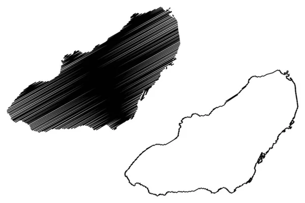 Lake Chatyr Kol Kyrgyzstan Kyrgyz Republic Map Vector Illustration Scribble — 스톡 벡터