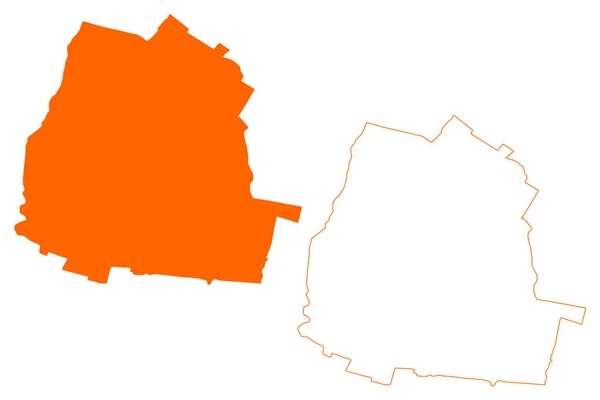Πόλη Heiloo Και Δήμος Βασίλειο Των Κάτω Χωρών Ολλανδία Βόρεια — Διανυσματικό Αρχείο