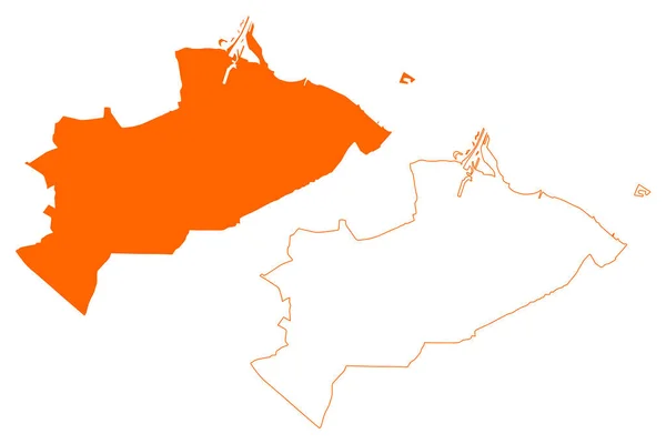 Obec Huizen Nizozemské Království Holandsko Severní Holandsko Nebo Provincie Noord — Stockový vektor