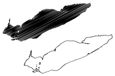 Erie Gölü (Kanada, Amerika Birleşik Devletleri, Kuzey Amerika, biz, Büyük Göller) harita çizimi, çizim haritası