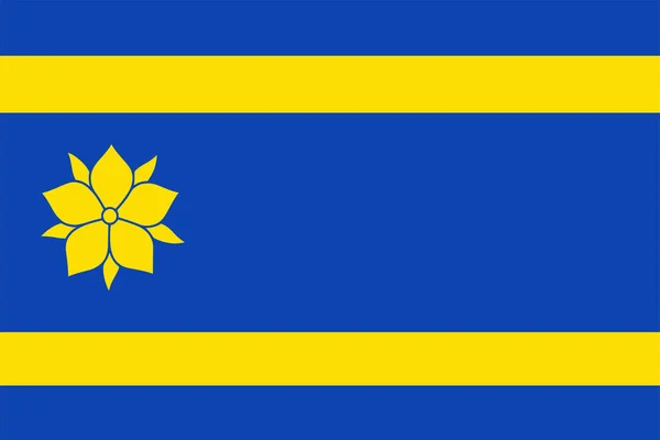 Bandeira Cidade Município Hattem Província Gelderland Guelders Reino Dos Países —  Vetores de Stock