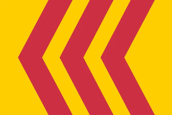 Прапор Муніципалітету Воорст Гелдерланд Або Провінція Густарс Нідерланди Голландія — стоковий вектор