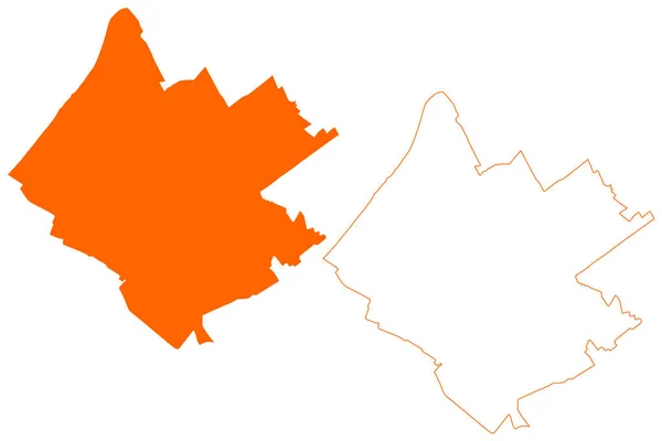 Westland Gemeinde Königreich Der Niederlande Holland Südholland Oder Zuid Holland — Stockvektor