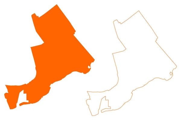 Capelle Aan Den Ithe Obec Nizozemské Království Holandsko Jižní Holandsko — Stockový vektor